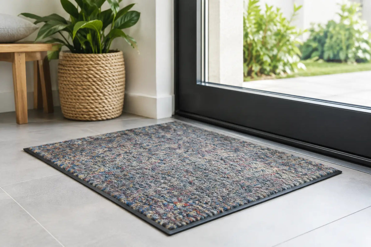 Tapis recyclé pour une entrée durable et propre