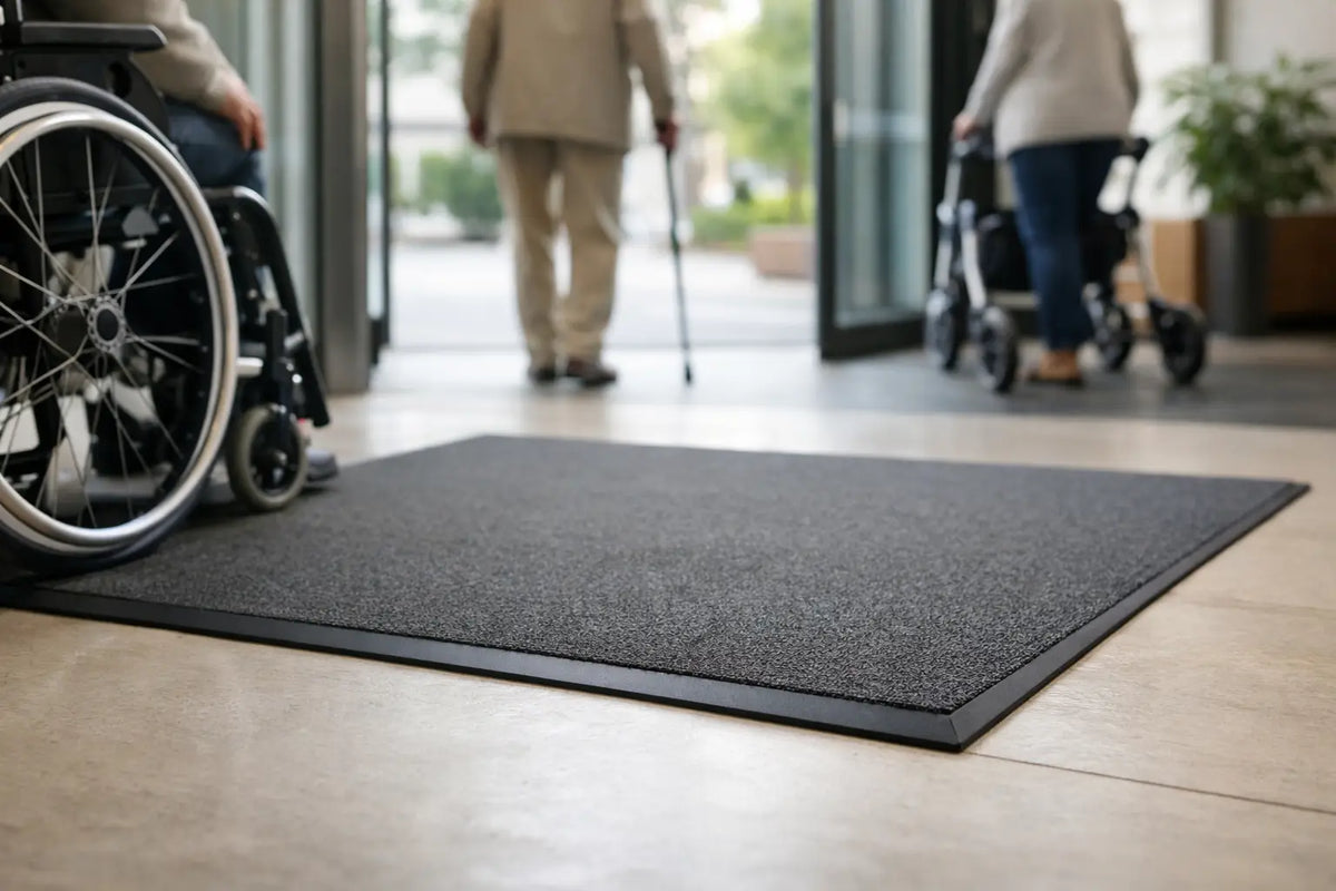 Choisir un tapis PMR sans créer d’obstacle
