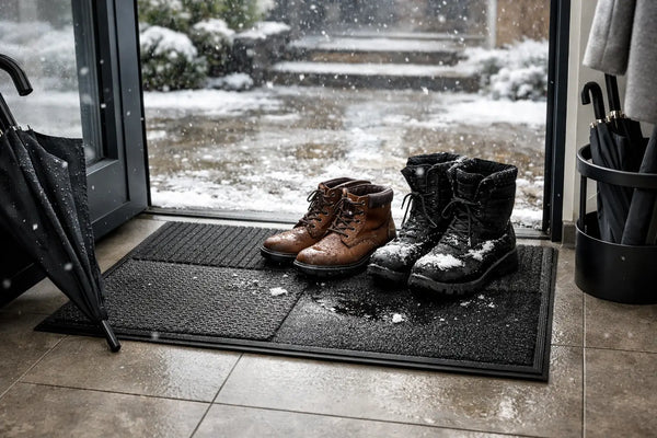 Quel tapis d’entrée pour pluie et neige ?