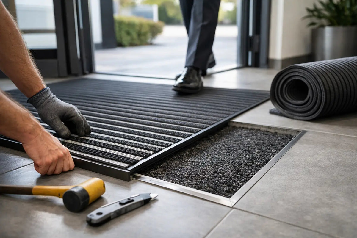 Installer un tapis encastré d’entrée sans erreur