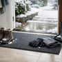 Guide tapis hiver pour une entrée propre