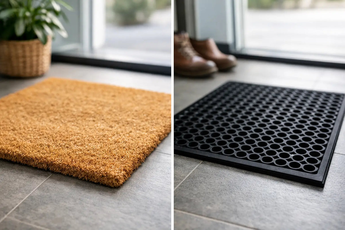 Tapis coco ou caoutchouc, lequel choisir ?