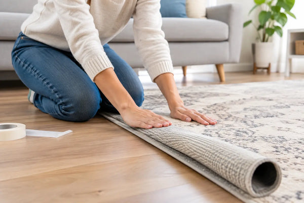 Comment éviter qu’un tapis ne roule au sol