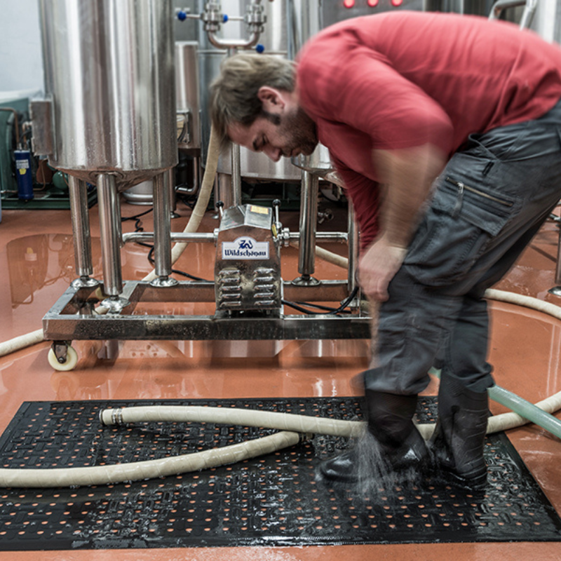 Tapis intérieur/extérieur Polstar - 100% caoutchouc avec drainage