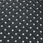 Tapis intérieur/extérieur Polstar - 100% caoutchouc avec drainage